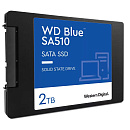 Твердотельный накопитель SSD WD Blue WDS200T3B0A 2TB 2.5" 
Client SATA 6Gb/s, 560/530, IOPS 95/84K, MTBF 1,75M, 3D NAND TLC, 500TBW, Retail (856315)