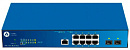 Коммутатор T-KOM Т-Ком ТГК-121-8/2-П/р 8x1Гбит/с 2SFP 8PoE 78W управляемый