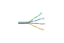 кабель Кабель витая пара Bion BCL-U5451-101 U/UTP, кат.5e, 4x2x0,51мм AWG 24, CCA, одножильный, PVC, для внутренней прокладки, 305м, серый