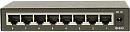 Коммутатор Gigabit Ethernet OSNOVO SW-70800 Коммутатор Gigabit Ethernet на 8 RJ45 портов. Порты: 8 x GE (10/100/1000Base-TX). Изоляция портов (VLAN).