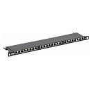 ITK PP24-D05UC06S-D05H 0,5U патч-панель к. 6 STP 24 пт. экран. Dual IDC в. пл.