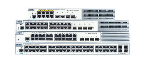 Коммутатор Ruijie Networks [XS-S1960-24GT4SFP-H] XS-S1960-24GT4SFP-H Облачный управляемый , 24 10/100/1000BASE-T, 4 GE SFP (не комбо); неогр
