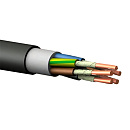 Кабель ВВГнг(А)-FRLSLTx 5х4 (N.PE)-0.660 однопроволочный (Алюр)