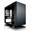 Корпус Fractal Design Define Nano S Window черный без БП miniITX 4x120mm 3x140mm 2xUSB3.0 audio bott PSU