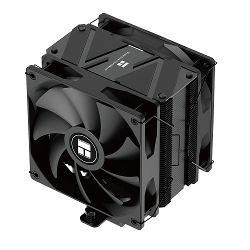 Кулер для процессора/ Thermalright Burst Assasin 120 EVO Dark (4-pin PWM, 156mm, Ni/CU, 6x6mm, 2x120mm, 66.17CFM, 25.6dBA, 1550RPM, S: 1700, 1200,