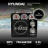 Радиоприемник настольный Hyundai H-SRS104 черный USB SD/microSD