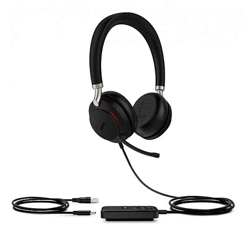 Гарнитура YEALINK UH38 Dual UC-BAT Дуо, гибридная, USB/Bluetooth, HD звук, шумоподавление, LED-индикатор