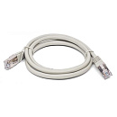 Filum FL-F5-1M Кабель патч-корд, F/UTP 5e cat. 1м, 26AWG(7x0.16 мм), омедненный алюминий (CCA), PVC, серый (873026)