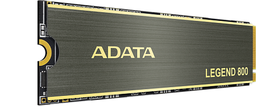 Твердотельный накопитель/ ADATA SSD LEGEND 800, 500GB, M.2(22x80mm), NVMe 1.4, PCIe 4.0 x4, 3D NAND, R/W 3500/2200MB/s, IOPs н.д./н.д., TBW 300, DWPD
