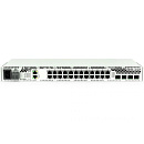 Коммутатор Eltex MES2324P Ethernet-коммутатор 24 порта 10/100/1000 Base-T (PoE/PoE+), 4 порта 10GBase-R (SFP+)/1000Base-X (SFP), L3, 220V AC
