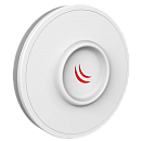 Точка доступа MikroTik Disc Lite5 ac with 21dBi 5GHz antenna, Dual Chain 802.11ac wireless, 716MHz CPU, 256MB RAM, 1 x Gigabit LAN, POE, PSU, pole mou