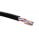 EUROLAN 19C-U5-09BL-B305 Кабель категории 5e, U/UTP, 4 пары, 24 AWG, нг(А)-HF, внешней/внутренней прокладки, черный, коробка 305 м