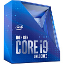 Центральный процессор INTEL Core i9 i9-10900K Comet Lake 3700 МГц Cores 10 20Мб Socket LGA1200 125 Вт GPU UHD 630 BOX BX8070110900KSRH91