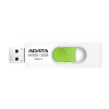 a-data flash drive 32gb <auv320-32g-rwhgn> uv320, usb 3.2, белый/зеленый