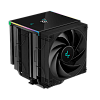 Кулер для процессора DEEPCOOL AK620 DIGITAL LGA20XX/1700/1200/115X/AM5/AM4 (8шт/кор, TDP 260W, PWM, DUAL Fan 120mm, 6 тепл. трубок, черный) RET
