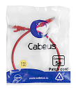 Патч-корд U/UTP, категория 5е, 2xRJ45/8p8c, неэкранированный, красный, PVC, 0.5м Cabeus PC-UTP-RJ45-Cat.5e-0.5m-RD Патч-корд U/UTP, категория 5е, 2xRJ