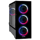 Корпус Exegate EX296081RUS Miditower i3 MAX-EVO800 (eATX, EVO800RGB 12см, 2*USB+1*USB3.0, HD аудио, черный, 4 вент. 12см с RGB подсветкой, кон