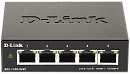 Коммутатор D-Link Настраиваемый L2 коммутатор, 5х1000Base-T