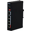 DAHUA DH-PFT1500 4-портовый инжектор, уличное исполнение, 4xRJ45 100Mb (PoE/PoE+/Hi-PoE), суммарно до 85Вт, грозозащита до 6кВ, монтаж на DIN-рейку