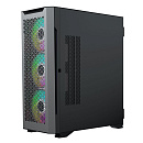 Корпус для ПК ACD Fort 279G ATX, Black, USB2.02+USB 3.0+HD audio, RGB FANs: 4 x 14cm, TGlass side cover, SPCC 0,9 mm., 9 слотов для жестких дисков (7+