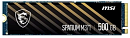 Твердотельный накопитель MSI SSD SPATIUM M450 V1 500GB M.2 2280 PCle 4.0 NVMe R3000/W2000MB/s 3D NAND TLC MTBF 1.5M 370000/580000 IOPS 150TBW