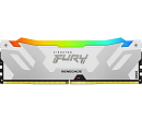 Оперативная память Kingston 16GB 8000MT/s DDR5 CL38 DIMM FURY Renegade RGB White XMP