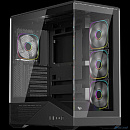 1STPLAYER Корпус GM7 ARGB Black / ATX / 4x120mm ARGB fans / GM7-BK-3FN7R-1FN7