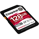 SecureDigital 128GB Kingston SDHC, UHS-I Class U3 V90, чтение: 300Мб/с, запись: 260Мб/с <SDR2/128GB>