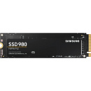 Твердотельные накопители/ Samsung SSD 980, 1000GB, M.2(22x80mm), NVMe 1.4, PCIe 3.0 x4, 3-bit MLC, R/W 3500/3000MB/s, IOPs 500 000/480 000, TBW 600,