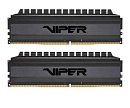 Модуль памяти PATRIOT Viper 4 Blackout Gaming DDR4 Общий объём памяти 16Гб Module capacity 8Гб Количество 2 3600 МГц Множитель частоты шины 17 1.35 В