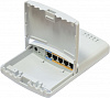 Маршрутизатор MIKROTIK PowerBox (RB750P-PBR2) 10/100BASE-TX белый