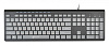 Клавиатура Оклик 480M черный/серый USB slim Multimedia (1067199)