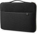 Чехол для ноутбука 15" HP Carry Sleeve черный/золотистый (3XD35AA)