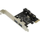 Контроллер Espada PCI-E, USB3.0 2+2 порта, модель PCIeUSB2-2, oem
