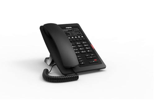 SIP-Телефон Fanvil H3, 2 SIP-акк., POE, БП в комп., 1x100 Mbps, Чёрный, 6 прог. клав.