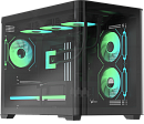 корпус Formula V Line Crystal U2M Floe Black, MATX, TYPE-C*1, USB3.0*1, Curved Glass, SIDE 2x FLOE ARGB, REAR 1x FLOE ARGB