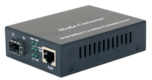 Медиаконвертер OSNOVO OMC-1000-11X Медиаконвертер Gigabit Ethernet 1xRJ45, 1xSFP. Порты: 1 x GE (10/100/1000Base-T), 1 x GE SFP (1000Base-X). В компл