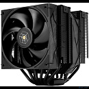 Thermalright Кулер Royal Pretor 130 Black LGA115X/1200/1700/1851/2011/2066 (1x120mm + 1x130mm PWM Fan, медное основание, 6 тепл. трубок 6мм) / TRRP130