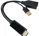 Кабель а/в VCOM CG599E-0.15M 0.15m м HDMI M, DisplayPort F CG599E-0.15M