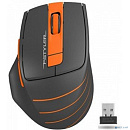A-4Tech Мышь Fstyler FG30S ORANGE серый/оранжевый оптическая (2000dpi) беспроводная USB