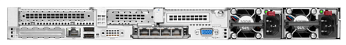 ProLiant DL360 Gen10+ Silver 4314 Rack(1U)/Xeon 16C 2.4GHz(24MB)/1x32GbR2D_3200/P408i-aFBWC(2Gb/RAID 0/1/10/5/50/6/60)/noHDD(8)SFF/noDVD/iLOstd/2x10Gb