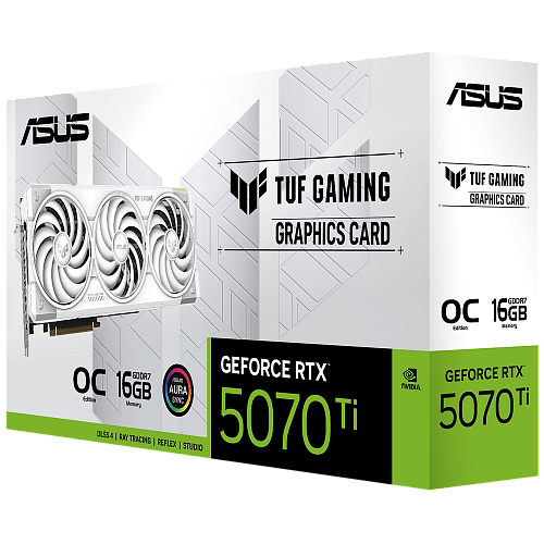 Видеокарта ASUS TUF-RTX5070TI-O16G-WHITE-GAMING