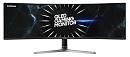 Samsung 49" C49RG90SSI VA QLED curved 32:9 5120x1440 4ms 3000:1 600cd 178/178 HDMI DP USB FreeSync Has Pivot 120Hz Dark Blue Grey
