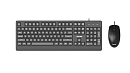 Аксессуары Philips Проводной Комплект SPT6247, USB 2.0 104 клав/3 кнопки, 1600dpi, русская заводская раскладка, чёрный