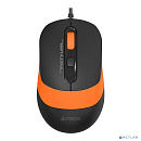 Мышь A4Tech Fstyler FM10 черный/оранжевый оптическая (1600dpi) USB (4but)