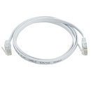 ITK PC08-C06U-1M-FL Коммутационный шнур плоский кат.6 UTP 1м белый
