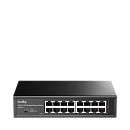 Коммутатор CUDY Коммутатор/ 16-Port 10/100 Mbps Switch, 16 10/100 Mbps RJ45 Ports, Switch/VLAN/Extend working mode DIP switch, Rack-mountable Steel Case, Power