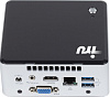 Неттоп IRU NUC 111 Cel N3050 (1.6)/4Gb/SSD120Gb/HDG/CR/Windows 10 Professional 64/GbitEth/WiFi/BT/65W/черный/серебристый