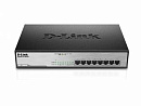 Коммутатор D-LINK DGS-1008MP/A2A 8G 8PoE 140W неуправляемый