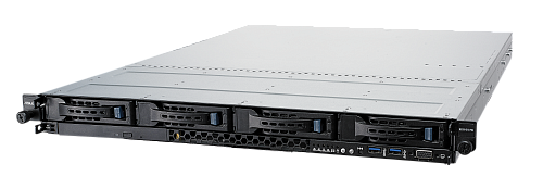 Серверная платформа ASUS Серверная платформа/ RS300-E10-PS4 Server System, 1U, 4*3.5" HS, 2*2.5" Internal, 2*M.2; Intel C242, s1151 (Xeon E-2100), 4xDDR4 (up to 64Gb ECC